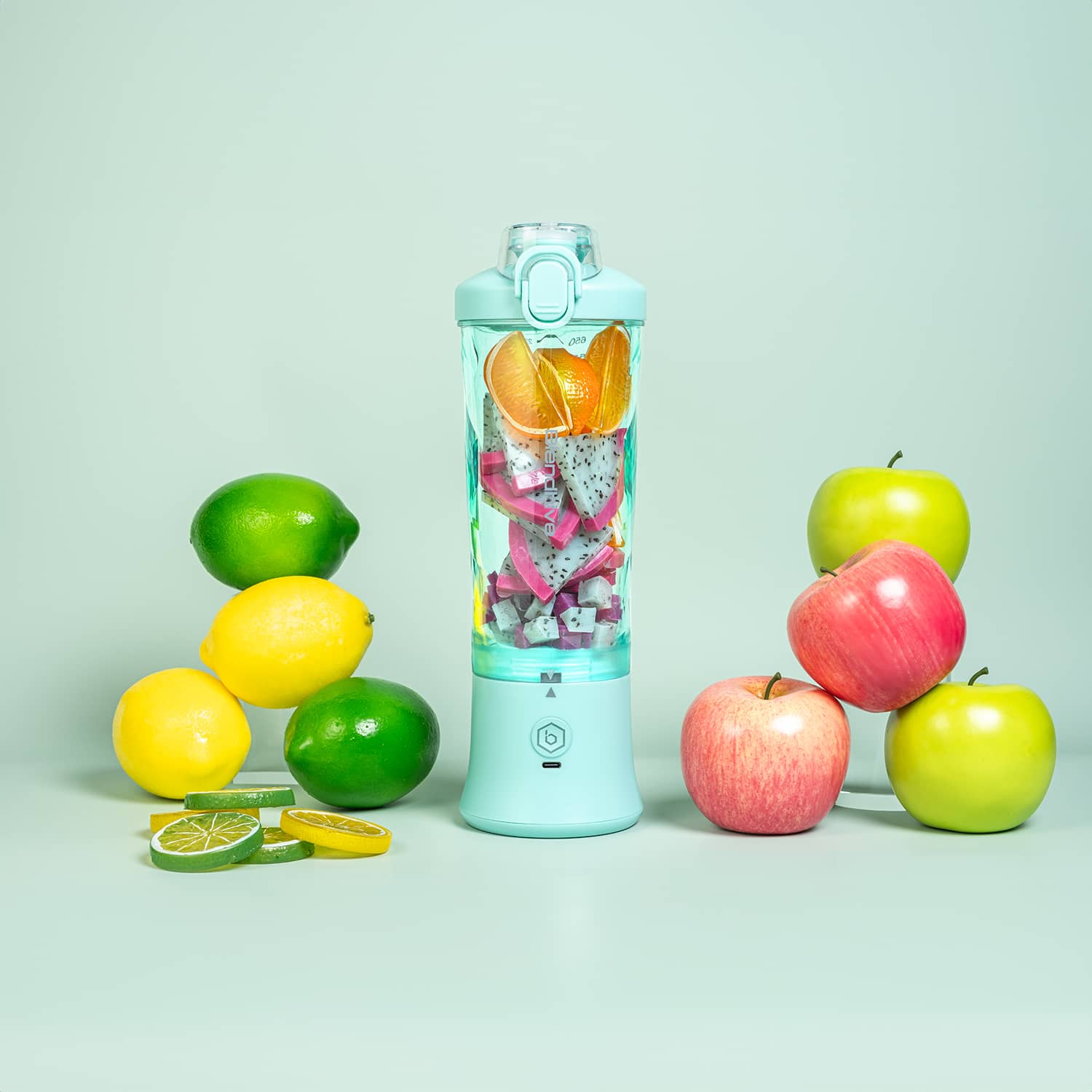 Duronic BL520 mini blender, 570 en 400 ml drinkfles, elektrische mixer 500W, sapcentrifuge roestvrijstalen messen, smoothie maker, BPA vrij, proteïne fitness, babyvoeding hooggeleidingsmixer Duronic BL520 mini blender, 570 en 400 ml drinkfles, elektrische mixer 500W, sapcentrifuge roestvrijstalen messen, smoothie maker, BPA vrij, proteïne fitness, babyvoeding hooggeleidingsmixer